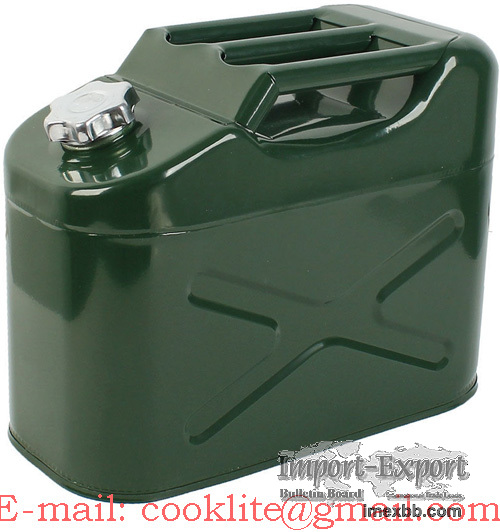 Safety Jerry Can 10 Litre US Army Style Petrol Diesel Can