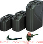 Jerry Can Gas Fuel Steel Tank Military Style Storage Cans 5/10/20L