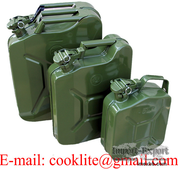 Metal Jerry Can 5/10/20L Military-spec Jerry Can Diesel Petrol Fuel Tank