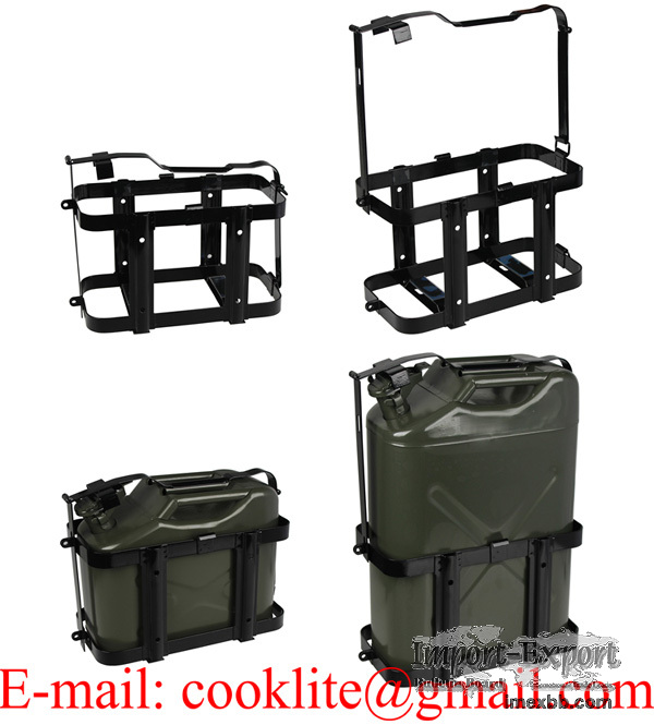 NATO Military Jerry Can Wall Mounting Rack/Bracket Steel Holder Anti Siphon