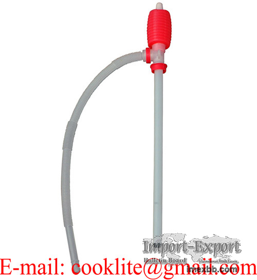 Car Manual Hand Siphon Pump Hose Gas Oil Liquid Syphon Transfer Pump DP-14