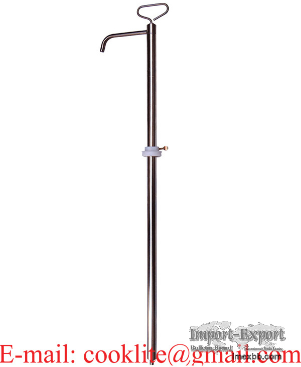 Self Priming 316 Stainless Steel Vertical Lift Drum Pump