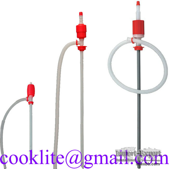 Jerry Can Siphon Pump / Hand Operated Oil Fuel Water Transfer Pump