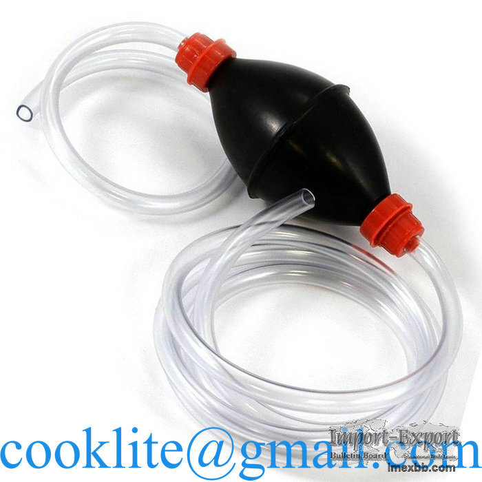 Self Priming 1.8M Fuel Drainer Siphon Kit Diesel Petrol Water Fluid Hose