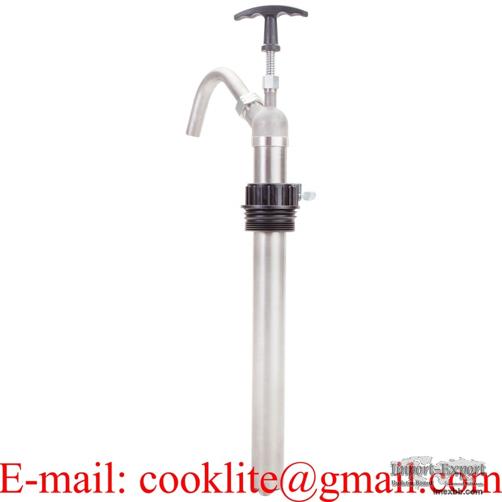 5 Gallon Stainless Steel and PTFE Vertical Lift Pail Pump Dispensing MEK, T