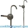 304 Stainless Steel & Ryton Hand Operated Drum Pump For Dispensing Alkaline