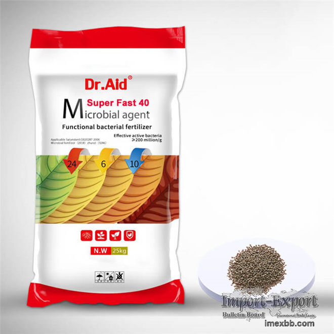 Dr. Aid NPK 24 6 10 Microbial agent-Based Fertilizer