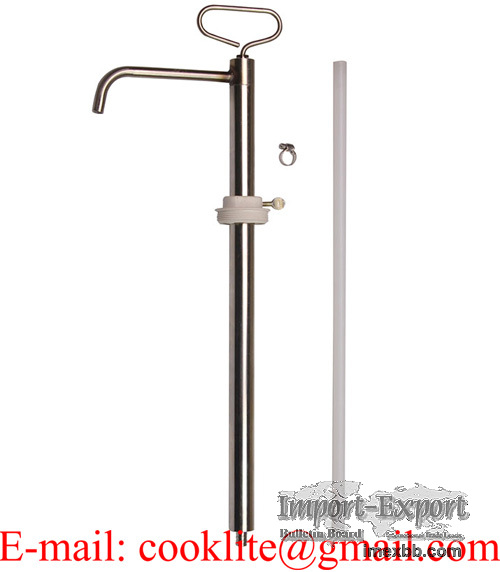 Stainless Steel Liquid Hand Pump with PTFE Seal for Flammable Fluids Chemic