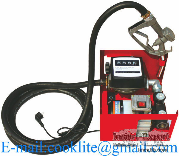 AC 220V Metering Diesel Fuel Transfer Pump Kit 550W 60L/Min Mini Gas Statio