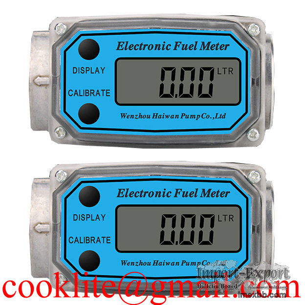 Digital Pulser Turbine Flow Meter with High Precision for Oil Diesel Fuel W