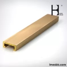 C38500 Brass Extrusion Profiles 1m Length Architectural Metal Extrusions