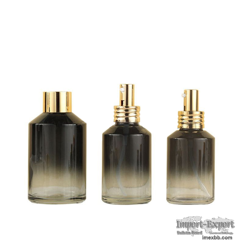 Oblique shoulder lotion bottle