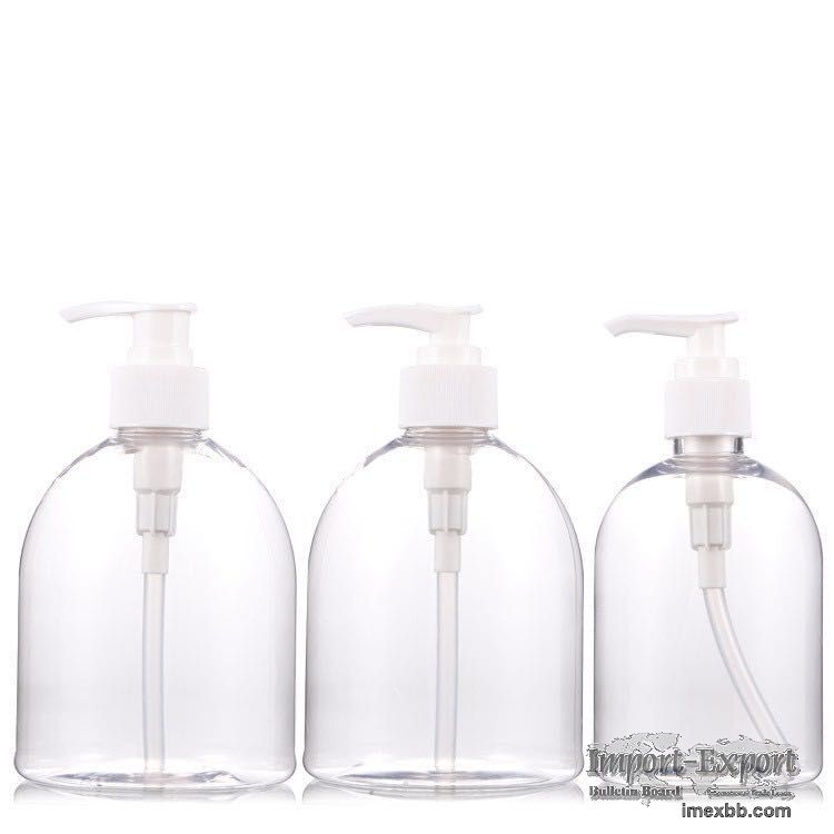 Plastic pet pump bottle