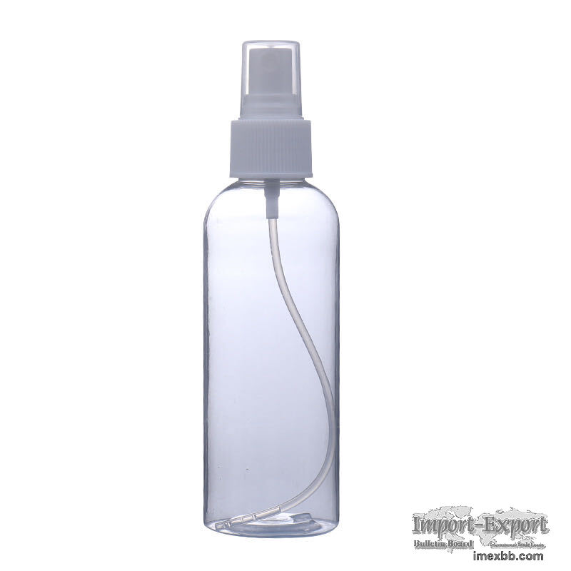 Clear plastic pet spray bottle