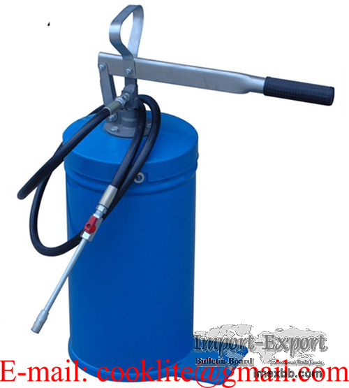 Hand operated high volume bucket lubrication pump - 16L