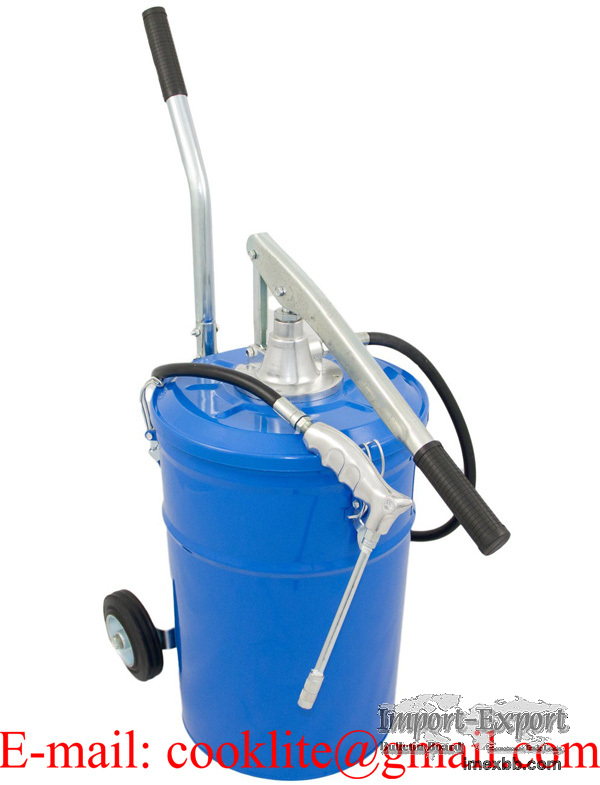 Hand Operated Oil Bucket Manual Grease Pump - 20L