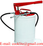 Manual Grease Pump Oval Lubrication Bucket - 20L High Pressure Oiler