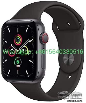 Apple Watch SE (GPS + Cellular, 44mm) - Space Gray Aluminum Case with Black