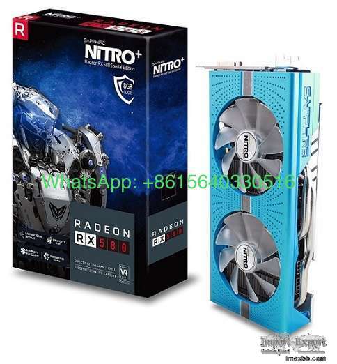 Sapphire Radeon NITRO+ RX 580 8GB GDDR5 DUAL HDMI / DVI-D / DUAL DP w/ back