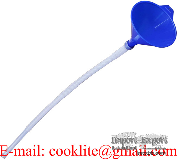 1 Pint Plastic Transmission Filler Funnel with 21" Flexible Spout
