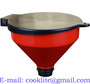 Solvent Safety Drum Funnel with Mesh Filter and Flip Top Drum+Funnel