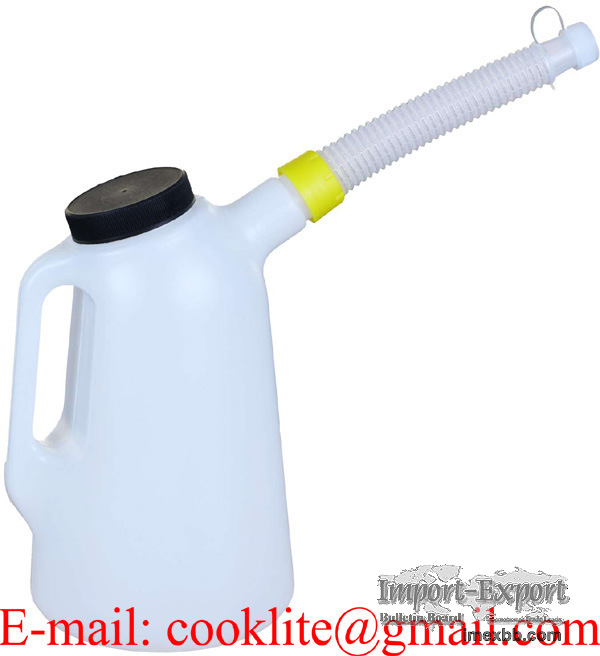 2L Mechanic/Garage Oil/Petrol/Diesel/Liquid Plastic Measuring Jug Pourer