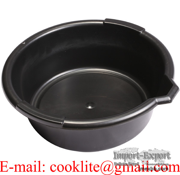 Plastic 6 Litre Oil Draining Drain Pan Tray with Pouring Lip