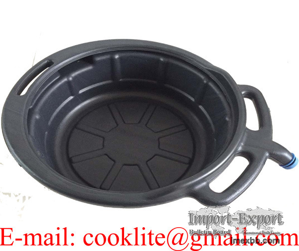 7 Litre Portable Black Oil Change Drain Pan Car Truck Automotive