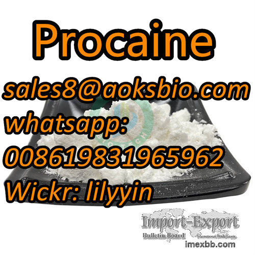 Factory Stock,100% Safe Delivery Procaine, cas 59-46-1, 94-09-7,137-58-6