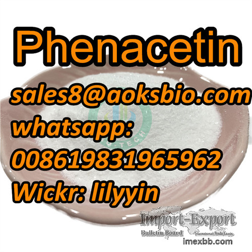 Own Factory Stock phenacetin Cas No.: 62-44-2, 94-09-7, 137-58-6, 94-24-6,