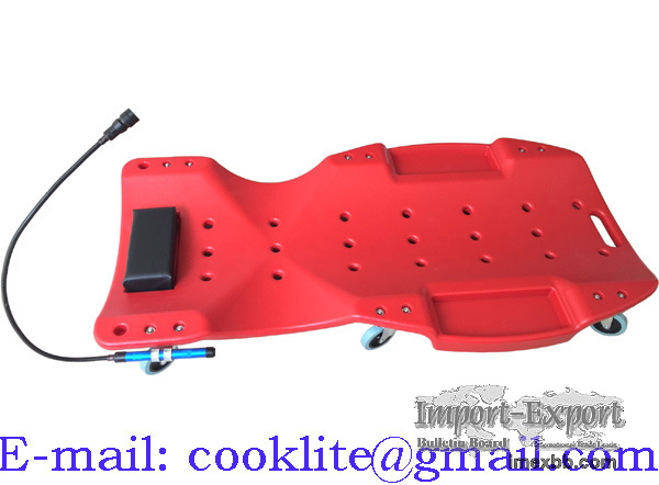 Car Creeper 48" 6-Wheel Low Profile Mechanic Plastic Car Repair Creeper