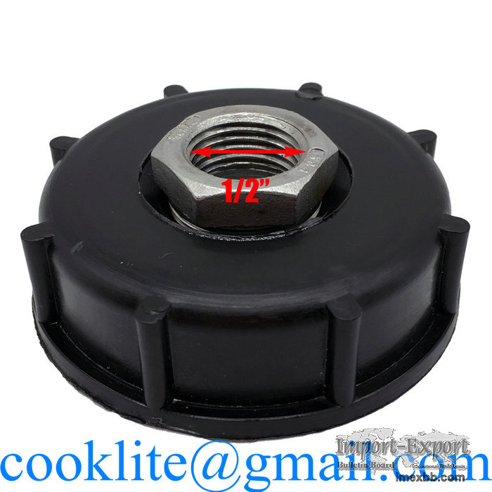 Stainless Steel IBC Tote Tank Adapter S60x6 2" Female Thread to 1/2" BSP Fe