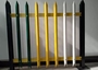 W Section Palisade Fencing 1.8m H Post Security Steel Fence