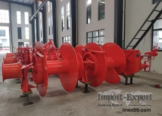 Electric Hydraulic Mooring Winch Compact Strong Structure