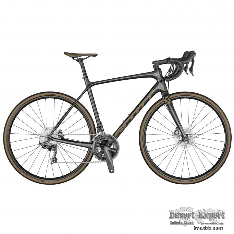 Scott Addict 10 Disc Road Bike-Carbon Onyx Black 2021 (CENTRACYCLES)