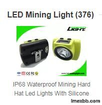IP68 Waterproof Mining Hard Hat Led Lights With Silicone All In Molding But