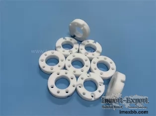 White Custom PTFE Parts Teflon Socket Medical Treatment Connector