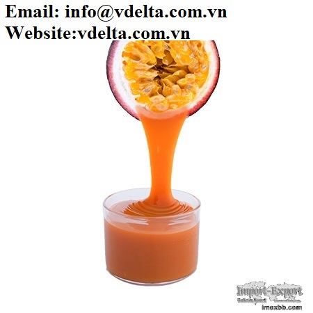 100% Natural passion fruit juice concentrate