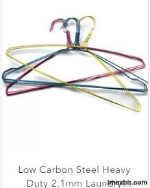 Low Carbon Steel Heavy Duty 2.1mm Laundry Wire Hanger
