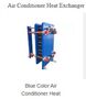 Blue Color Air Conditioner Heat Exchanger , Gasketed Plate Heat Exchanger O