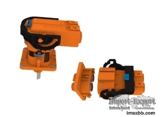 Plastic Shell Staright Angle 2pin EV Battery Connector For Electric Car