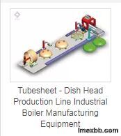 Tubesheet - Dish Head Production Line Industrial Boiler Manufacturing Equip
