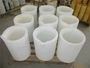 White Refractory Ceramic Crucibles Graphite Melting Crucible For Drying Bur