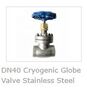 DN40 Cryogenic Globe Valve Stainless Steel Short Stem Welding Connection