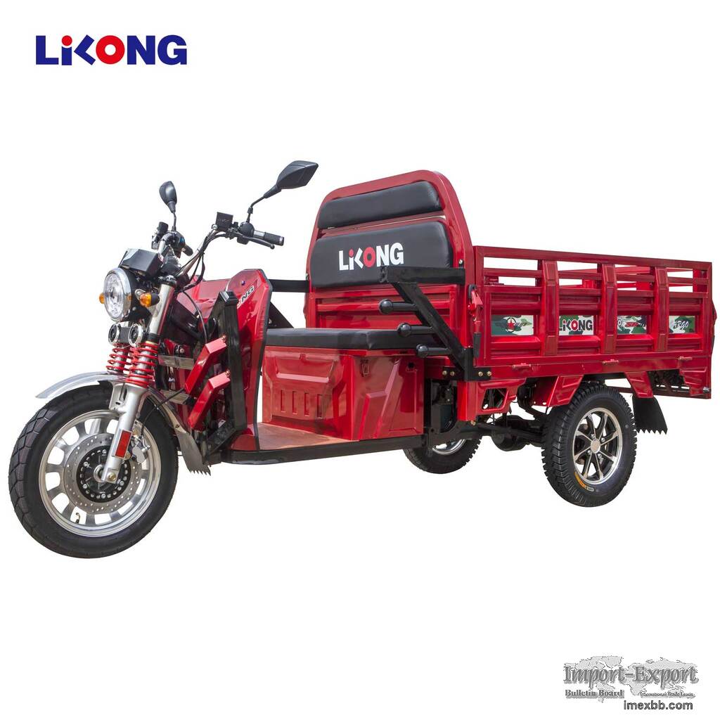 Lilong EEC Certificated Hot Sale E-Loader 3 Wheeler Electric Tricycle for C