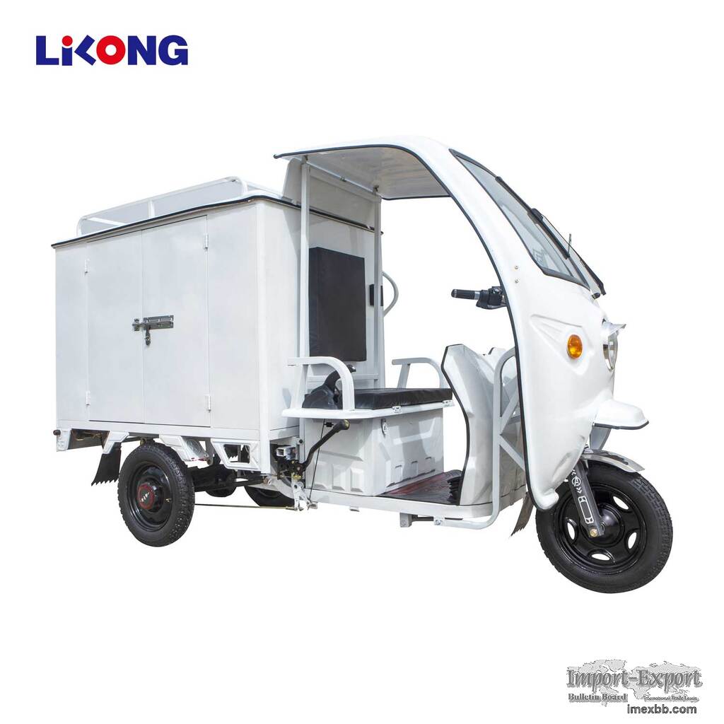 Electric Post Express Cargo Auto Rickshaw 3 Wheeler Tricycle