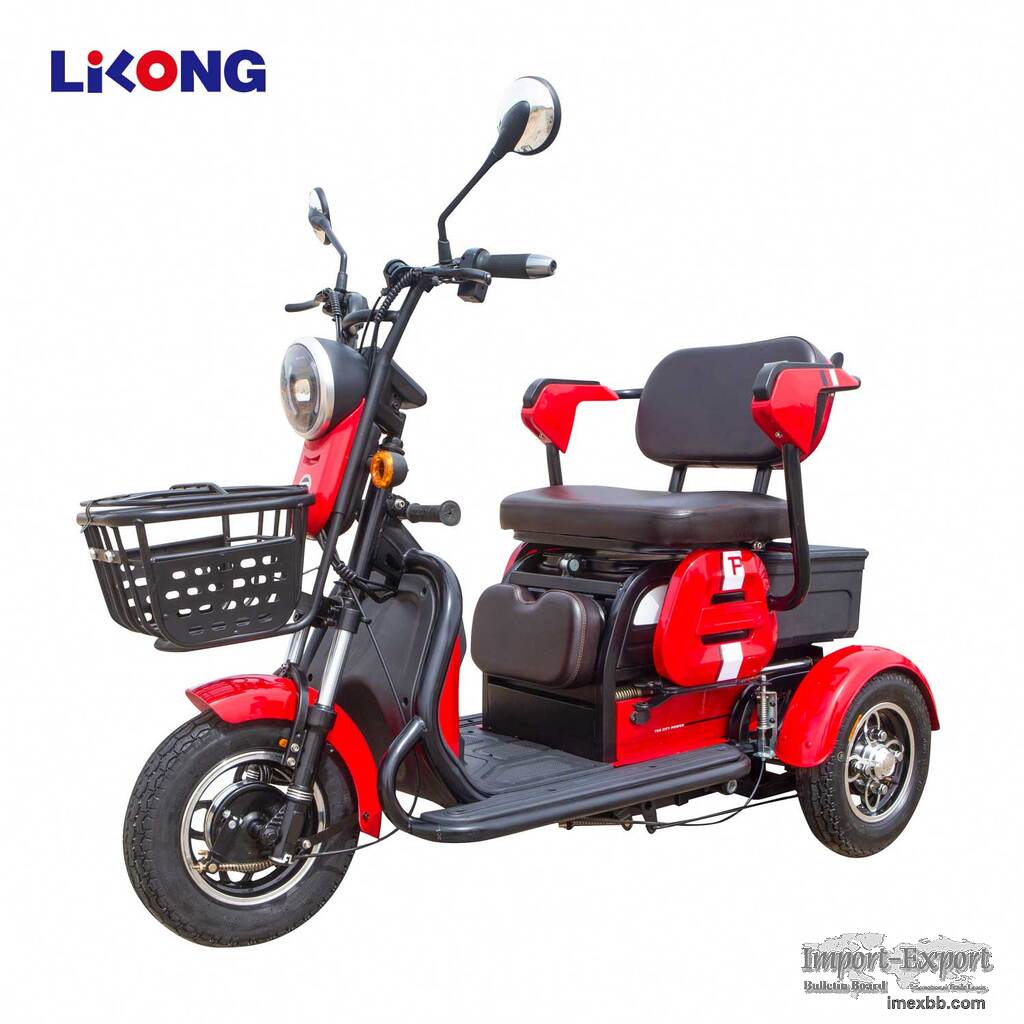 China 2021 New Model 3 Wheel Electric Passenger Tricycle Three Wheeler E Bi