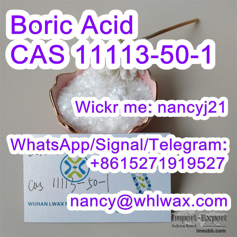 Boric Acid CAS 11113-50-1 Wickr nancyj21