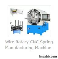 Wire Rotary CNC Spring Manufacturing Machine With Twelve To Fourteen Axes