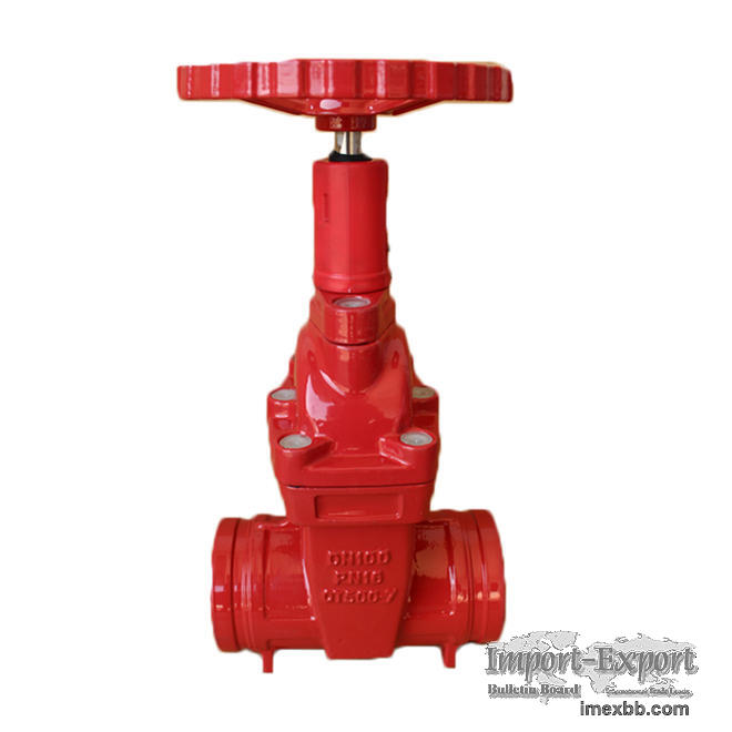 Cast Iron Pressure Groove End Gate Valve